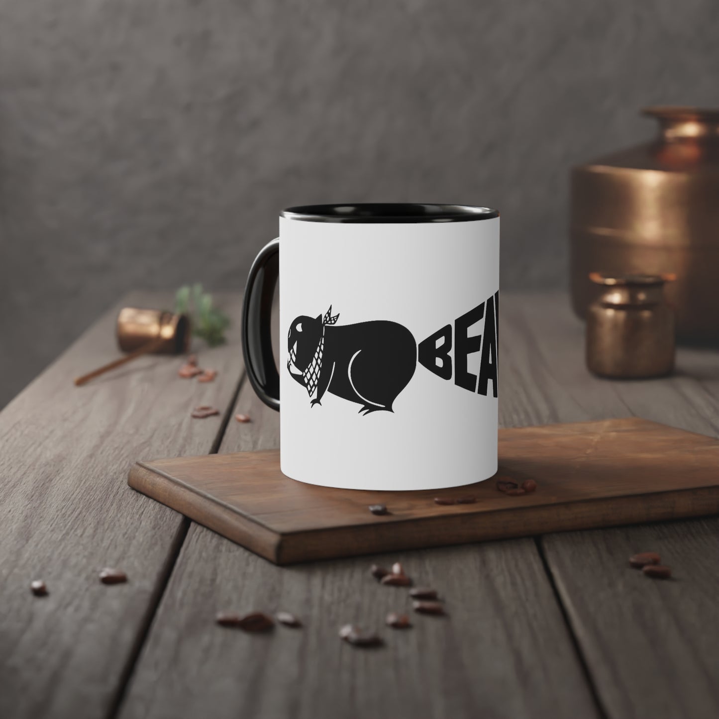 White Accent Mug, 11oz