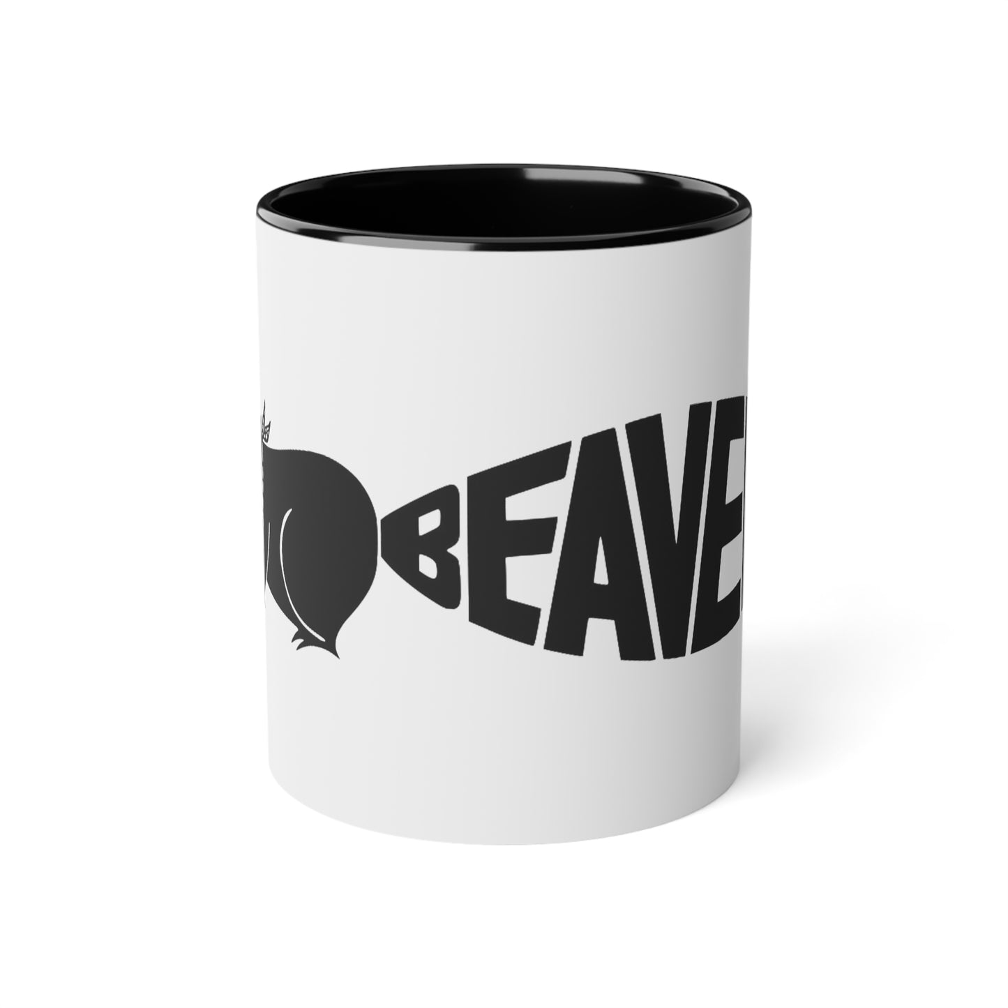 White Accent Mug, 11oz