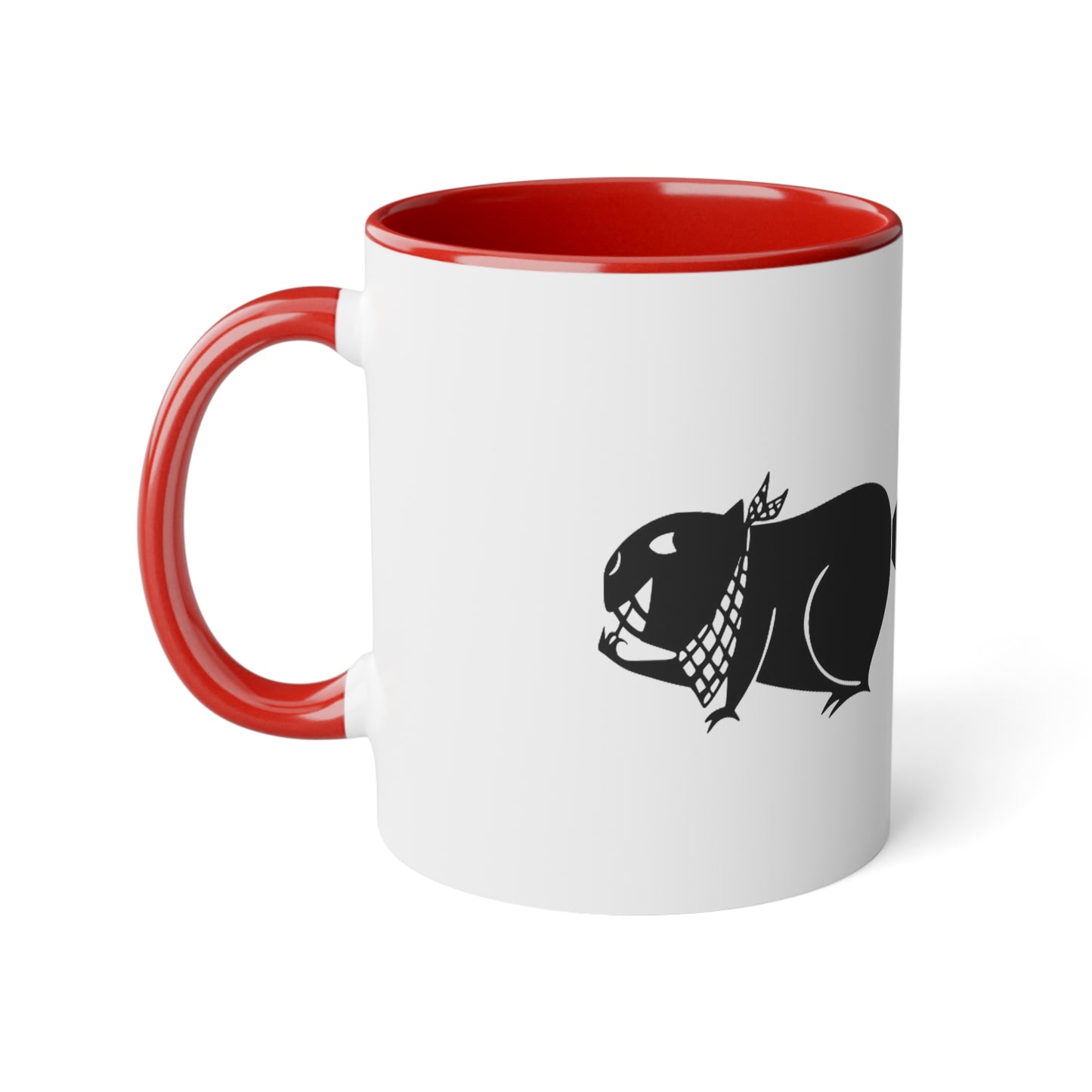 White Accent Mug, 11oz