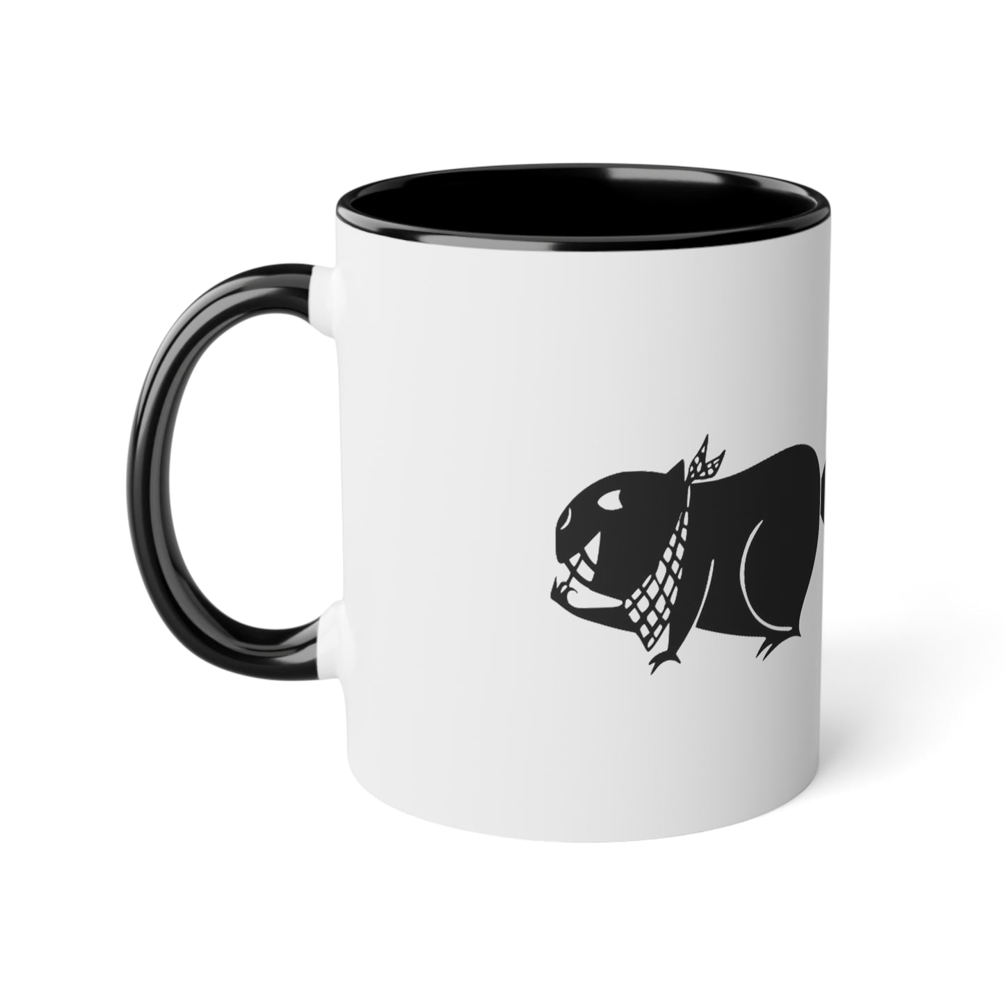 White Accent Mug, 11oz