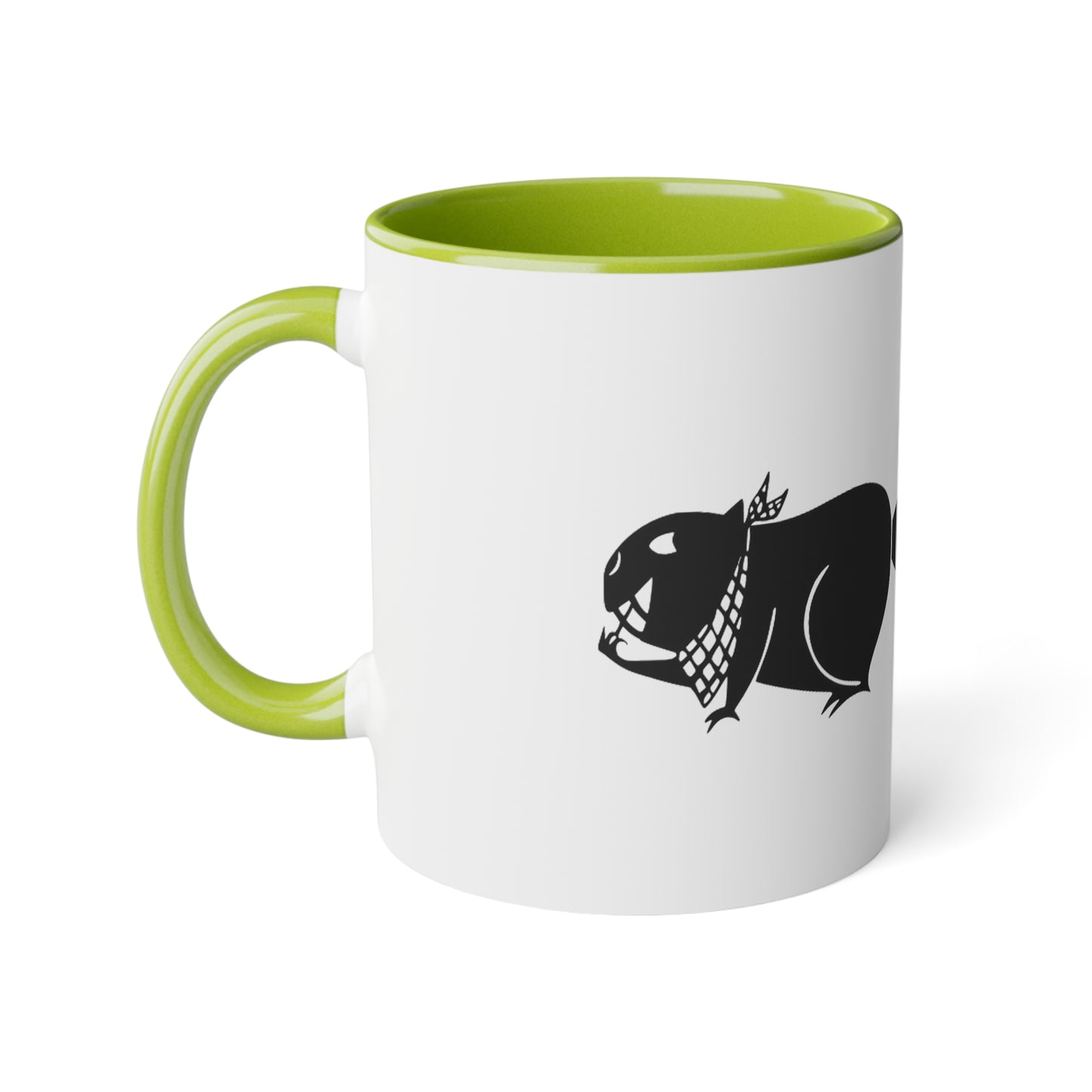 White Accent Mug, 11oz